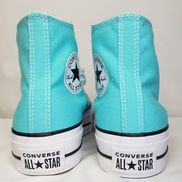 Converse CTAS Lift Hi Tops Brand New Women's Size 7.5 Cyan A07570F NWT - Picture 6 of 7